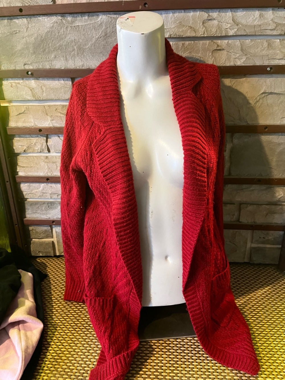 Candies Kohls Red Cardigan Size Small